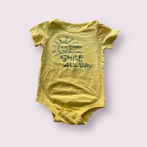 George Baby Yellow Sun Onesie Bodysuit